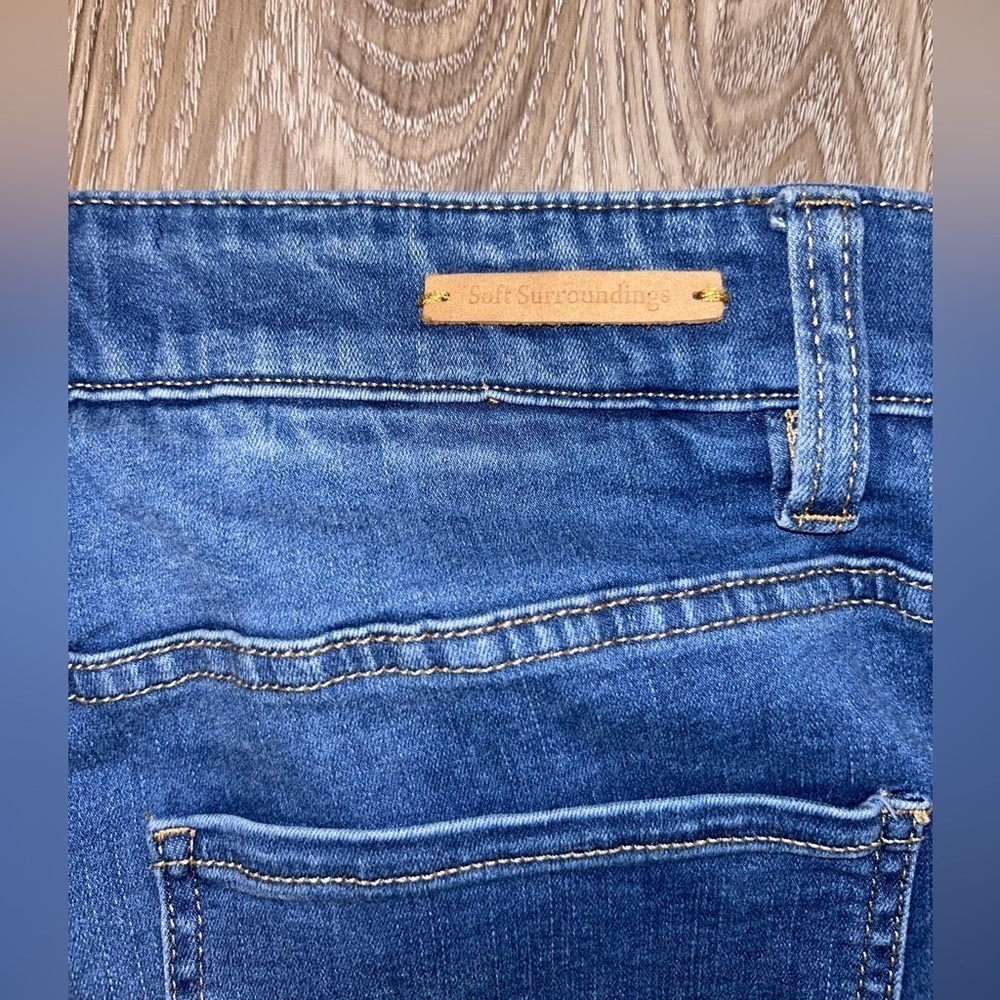 Soft Surroundings Supremely Soft Relaxed Straight Leg Jeans - size S - Picture 5 of 5